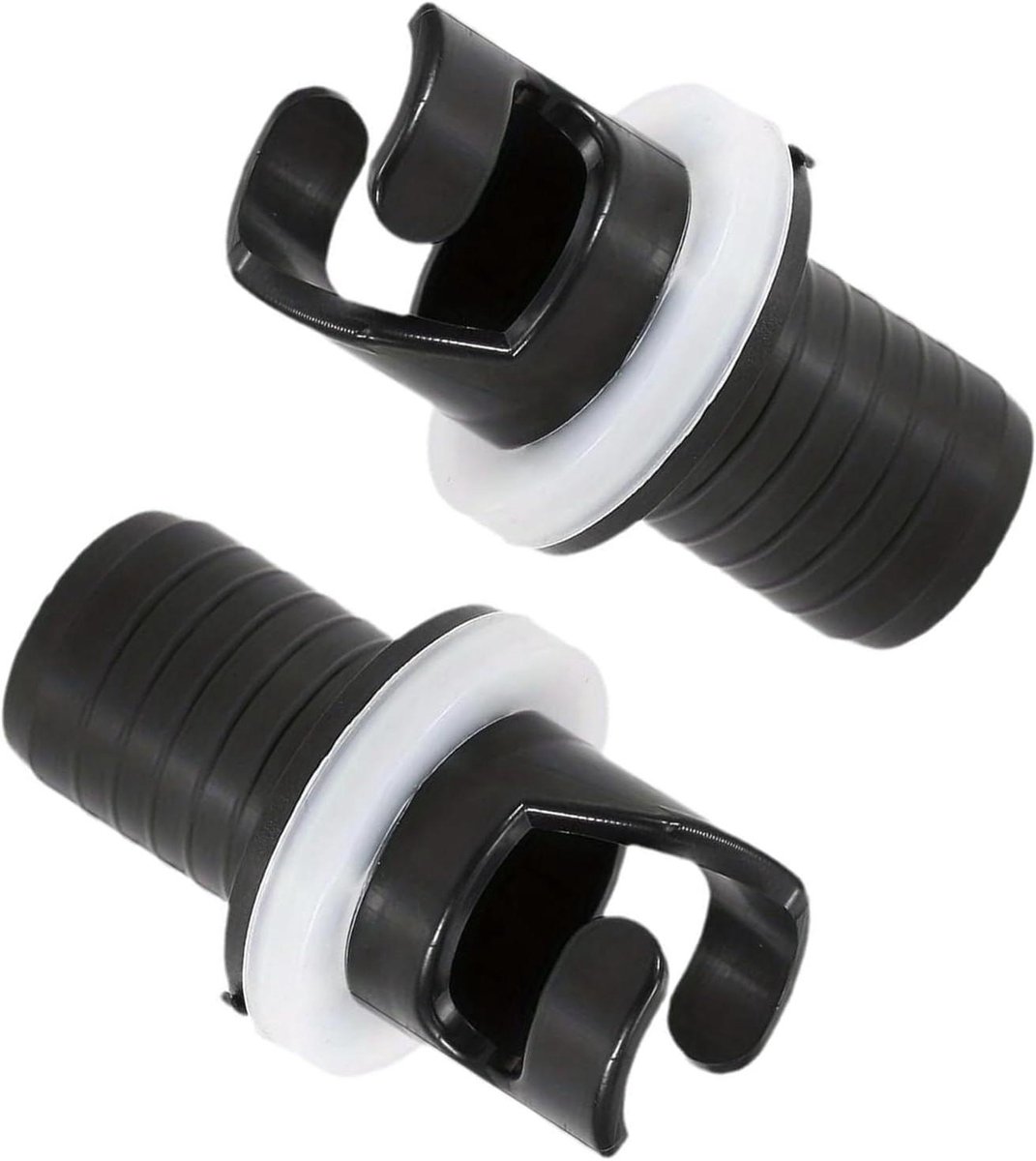 Ventieladapters - Slangadapter Luchtventiel - Opblaasbare Boten - Lekvrije Afdichting - 49x30mm - Zwart