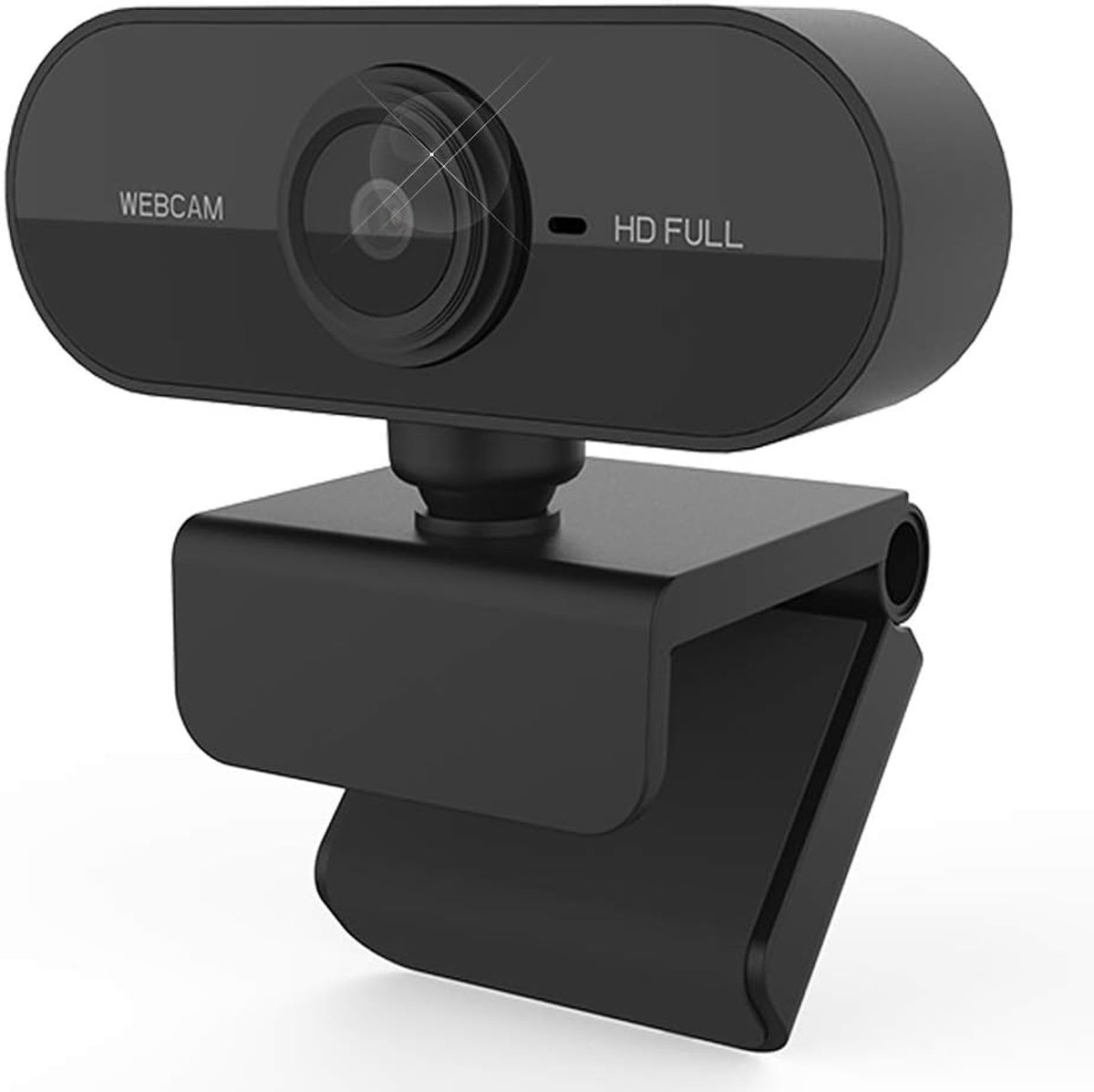 SnelShoppen - Webcam met Microfoon, 30FPS Full HD 1080P Video Camera voor Computer PC Laptop Desktop, USB Plug en Play, Perfect voor Conferenties, Stu