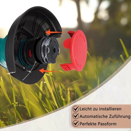 draadspoel F016800351 1600A00X61 geschikt voor Bosch grastrimmer ART 30-36 LI, ART 30, ART 30+, ART 27, ART 27+, ART 24, ART 24+, Advanced Grasscut36 draadspoelen reservedraadspoel — afbeelding 3