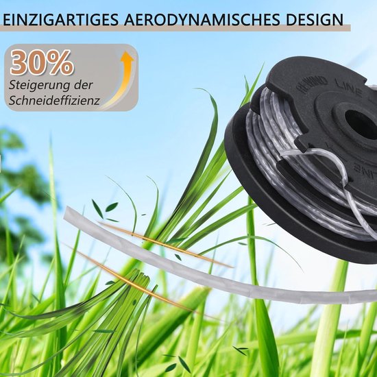 draadspoel F016800351 1600A00X61 geschikt voor Bosch grastrimmer ART 30-36 LI, ART 30, ART 30+, ART 27, ART 27+, ART 24, ART 24+, Advanced Grasscut36 draadspoelen reservedraadspoel — afbeelding 4