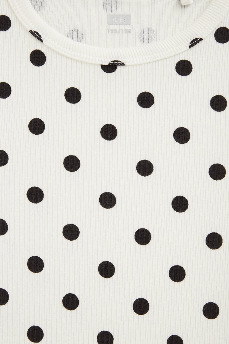 WE Fashion Meisjes T-shirt van ribstof