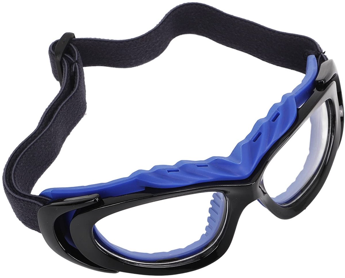 Omgoods- Sportbril met PC-lenzen - Beschermende Bril - Gebogen Fitting - Verstelbare Hoofdband - Comfortabel voor Sporttraining - Hoge Definitie Visie - Veiligheidsbril