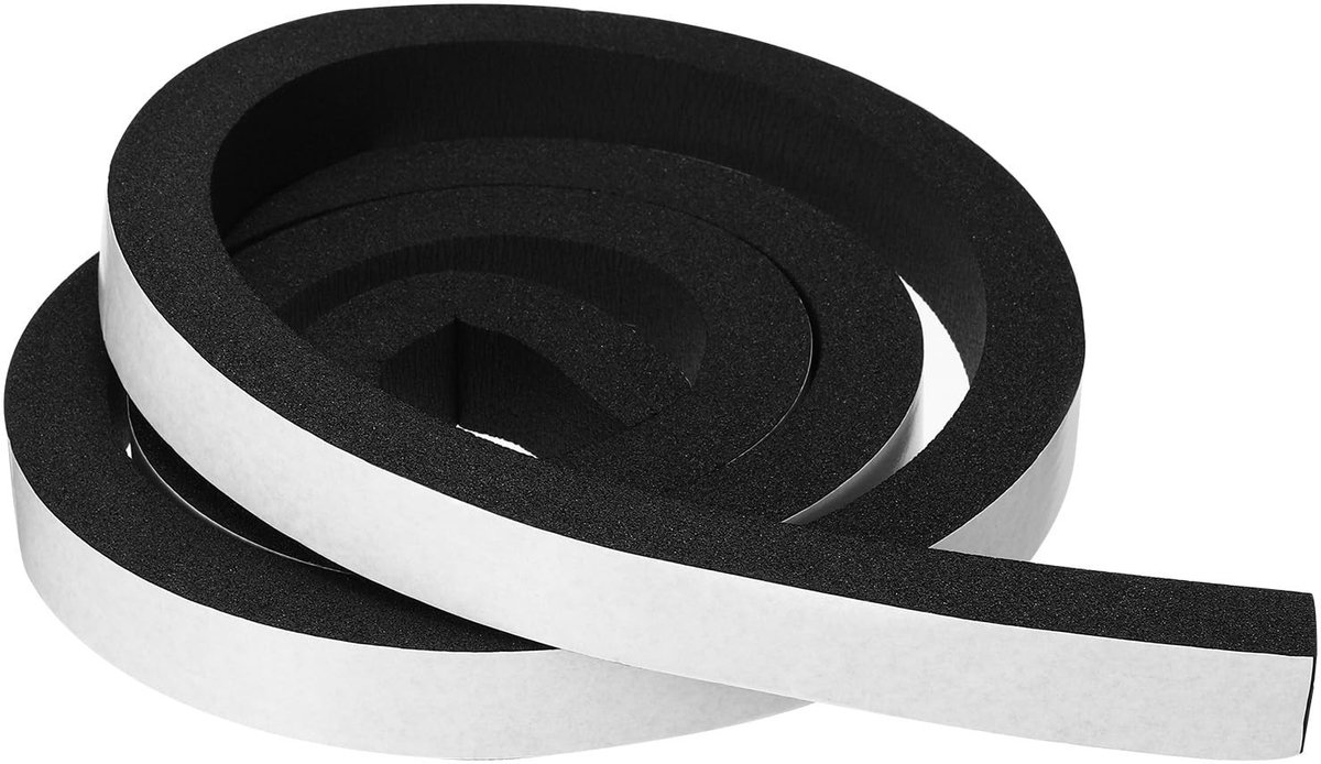 Omgoods - Weerstrip voor Deuren - Zelfklevend Isolatieband, 1" x 3/4", 2m