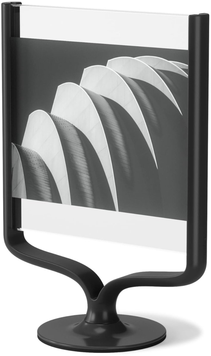 Omgoods - Tafelblad Fotolijst in Zwart Aluminium