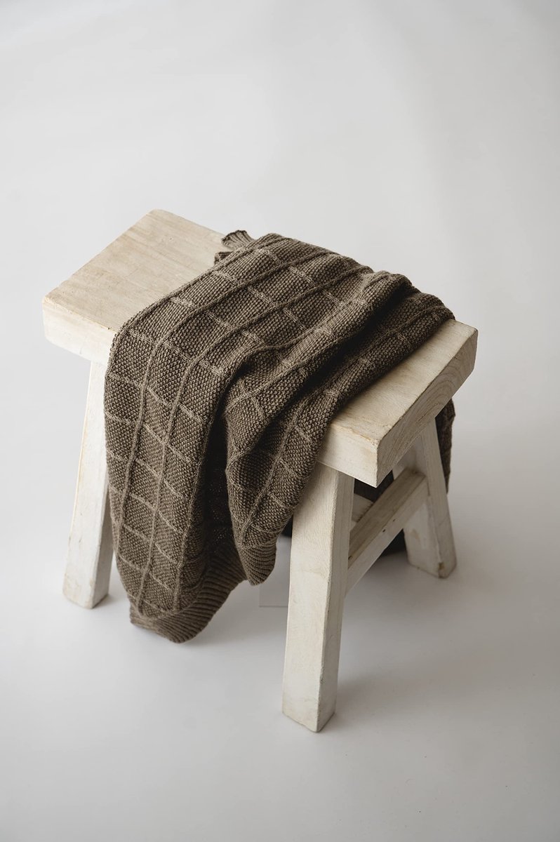 Omgoods - Merino Wol Babydeken, Ademend en Warm, Kleur Latte
