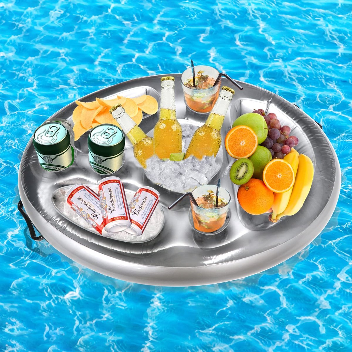 Omgoods - 2-in-1 Drank- en Snackhouder voor het Zwembad