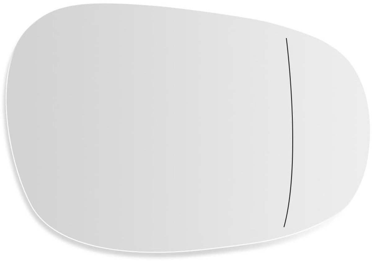 Omgoods - Vervangende Verwarmde Spiegelglas voor BMW E81 E88 E90 E91 E92