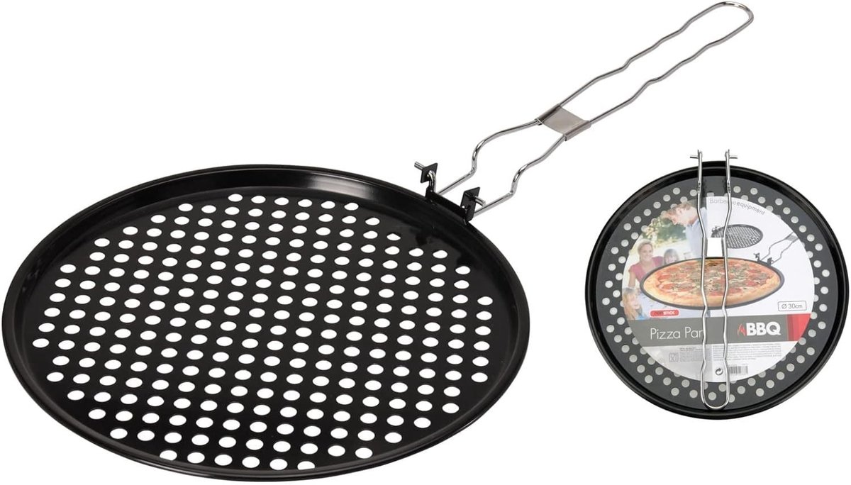 Omgoods - Barbecue Pizza Pan - Perfect voor Grillen en Bakken