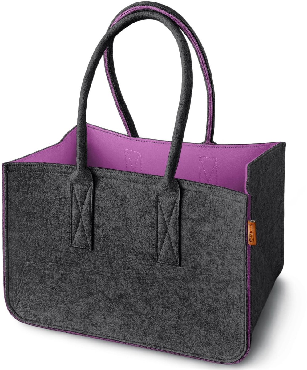 Omgoods - Grote Gevoerde Shopper met Binnenzak en Handvatten