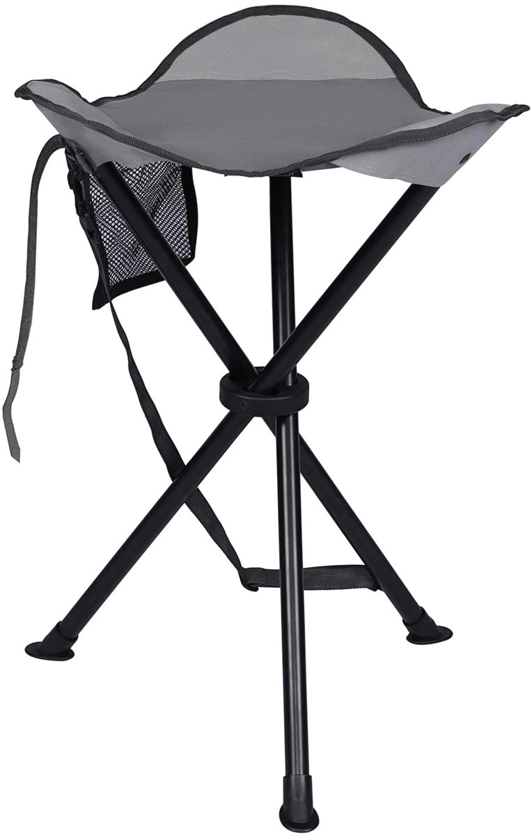 Omgoods - Vouwkruk - Ultralicht en Draagbaar, 53,3 cm Hoog