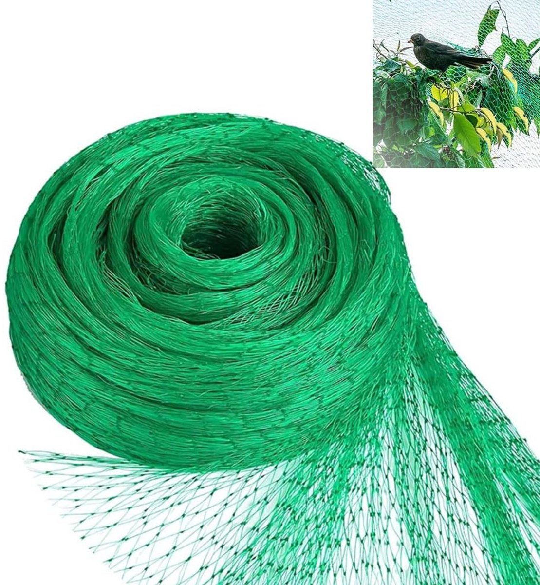 Omgoods - Vogelbeschermingsnet 6 x 10 m voor Planten en Dieren