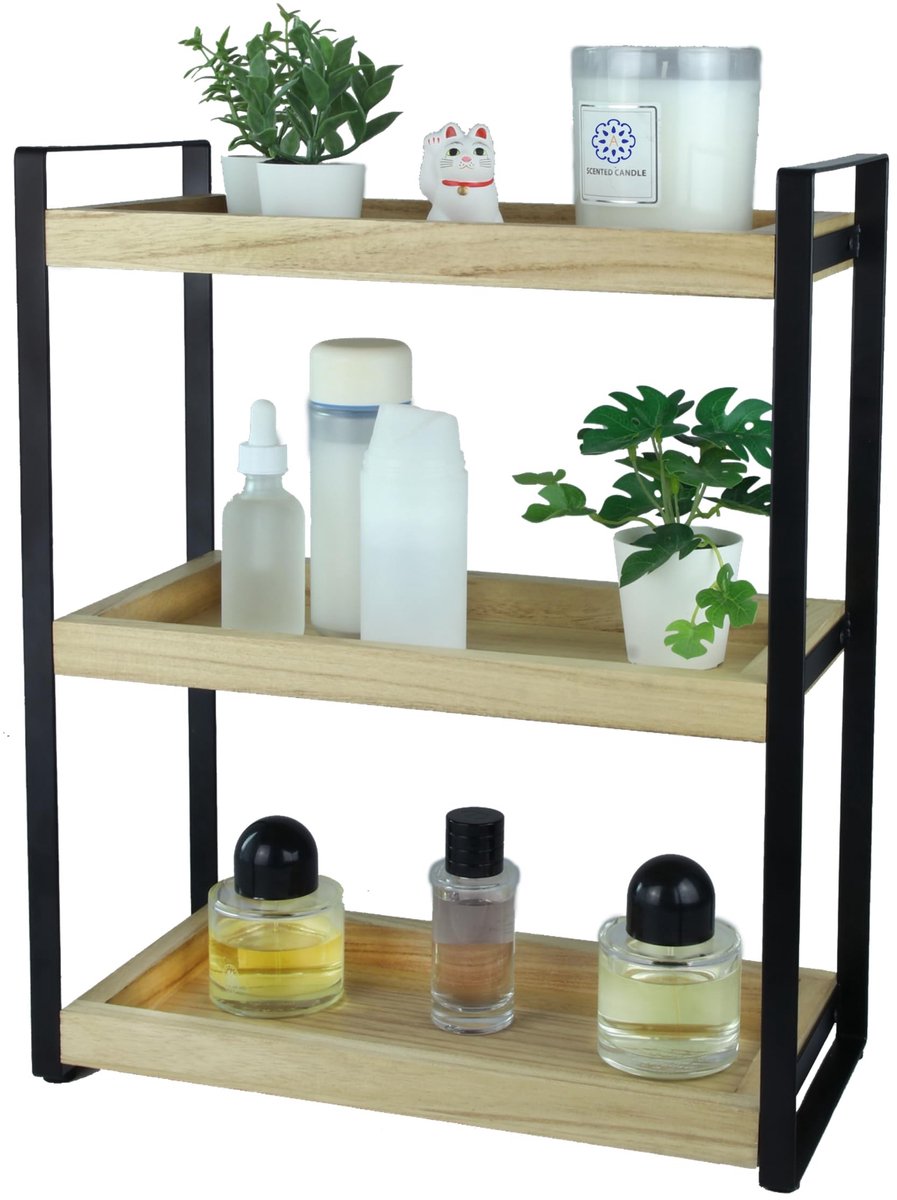 Omgoods - Badkamer Organizer - 3 Laags Opslagsysteem