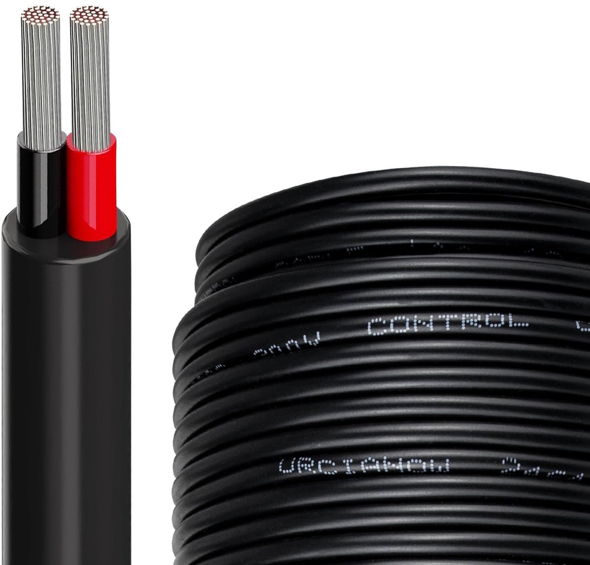 Omgoods - 30.5 m Elektrische Kabel 20AWG met 2 Draden