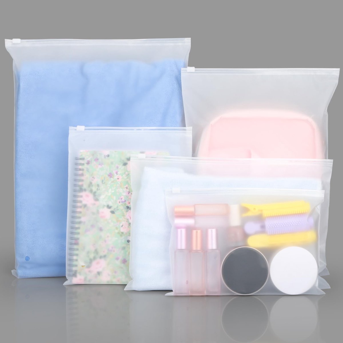 Omgoods - 50 Stuks Herbruikbare Zipper Bags voor Kleding