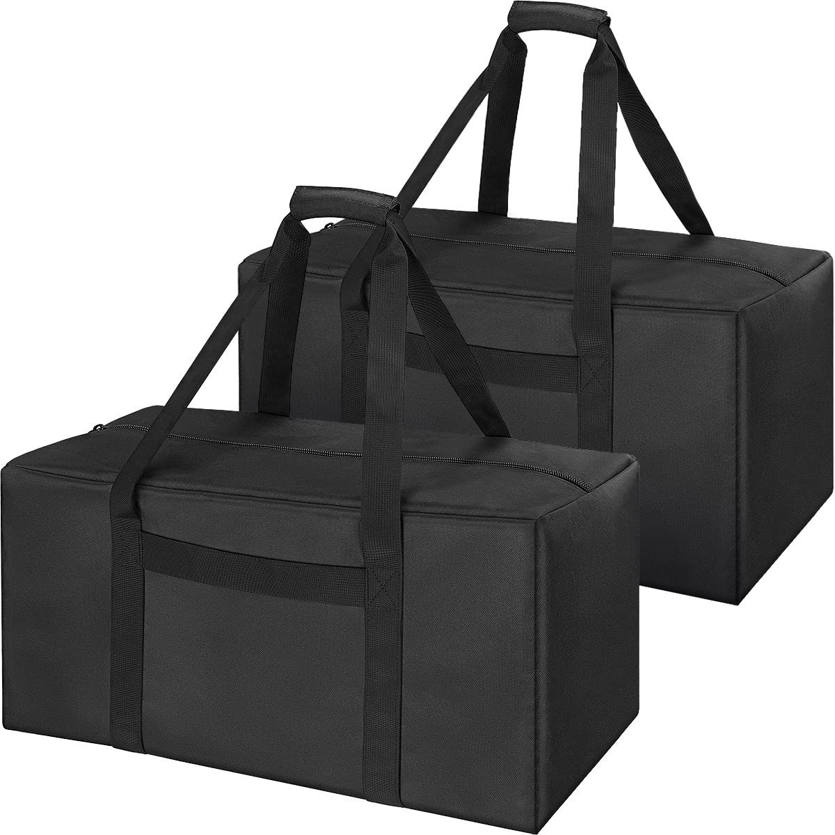 Omgoods - 24" Sporttas - Set van 2 Zwarte Duffle Bags