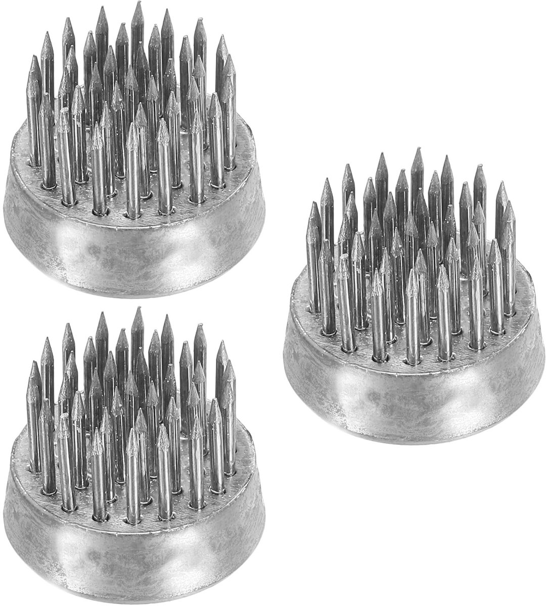 Omgoods - Set van 3 Stainless Steel Flower Frogs voor Bloemschikken