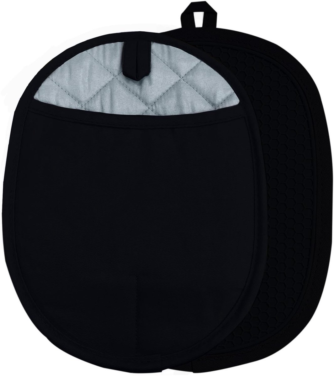 Omgoods - Set van 2 Siliconen Pannenlappen met Pocket
