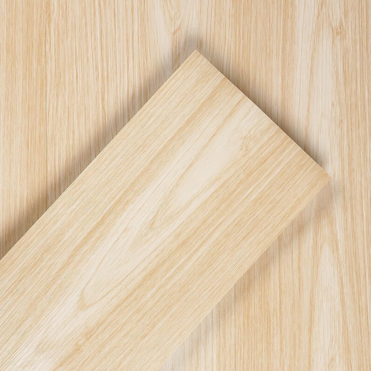 Omgoods - 15 Stuks Zelfklevende PVC Vloertegels in Eikenlook