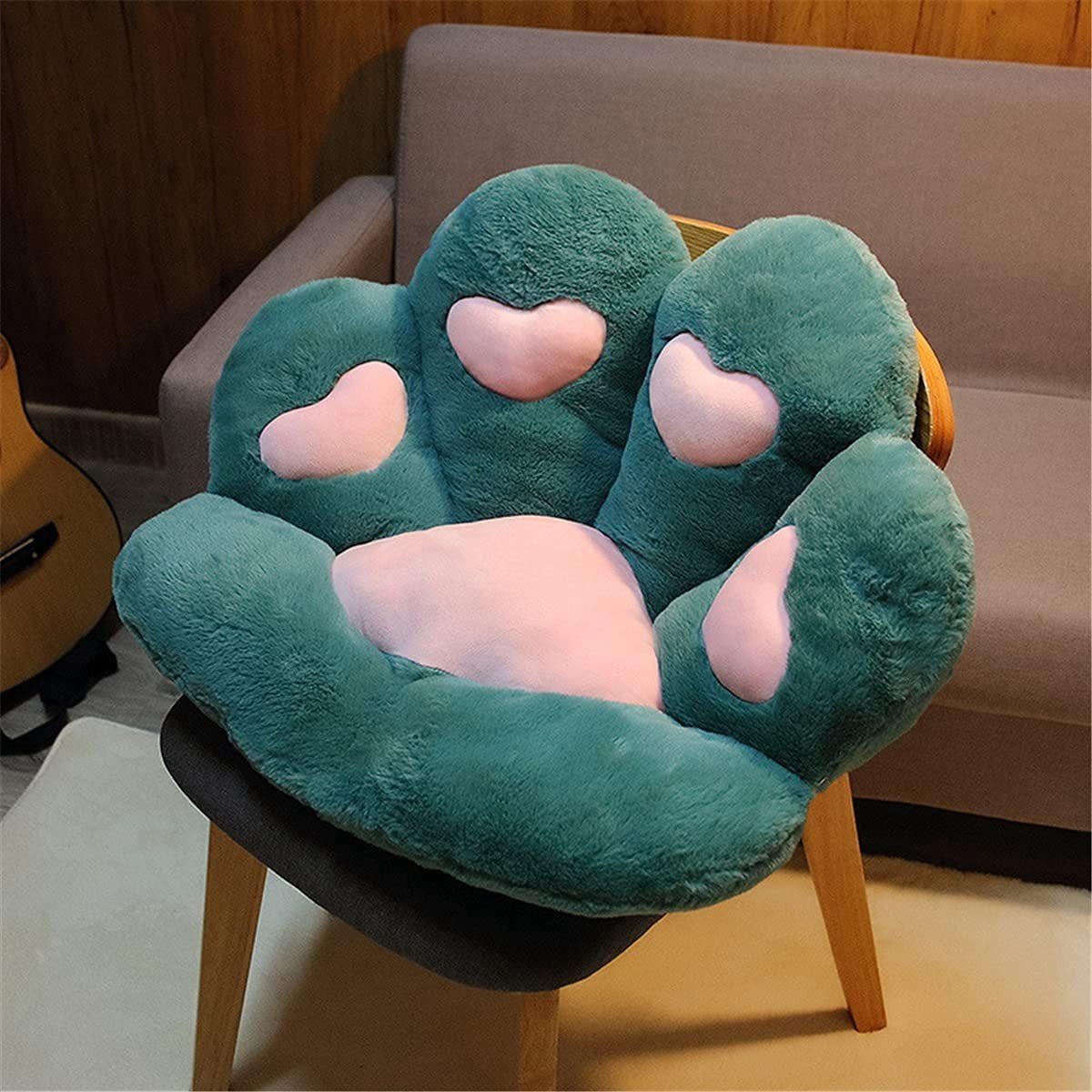 Omgoods - Kawaii Kattenpoot Kussen voor Stoelen en Decoratie