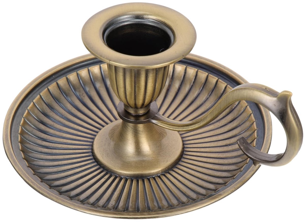 Omgoods - Vintage Kaarsenhouder met Handvat