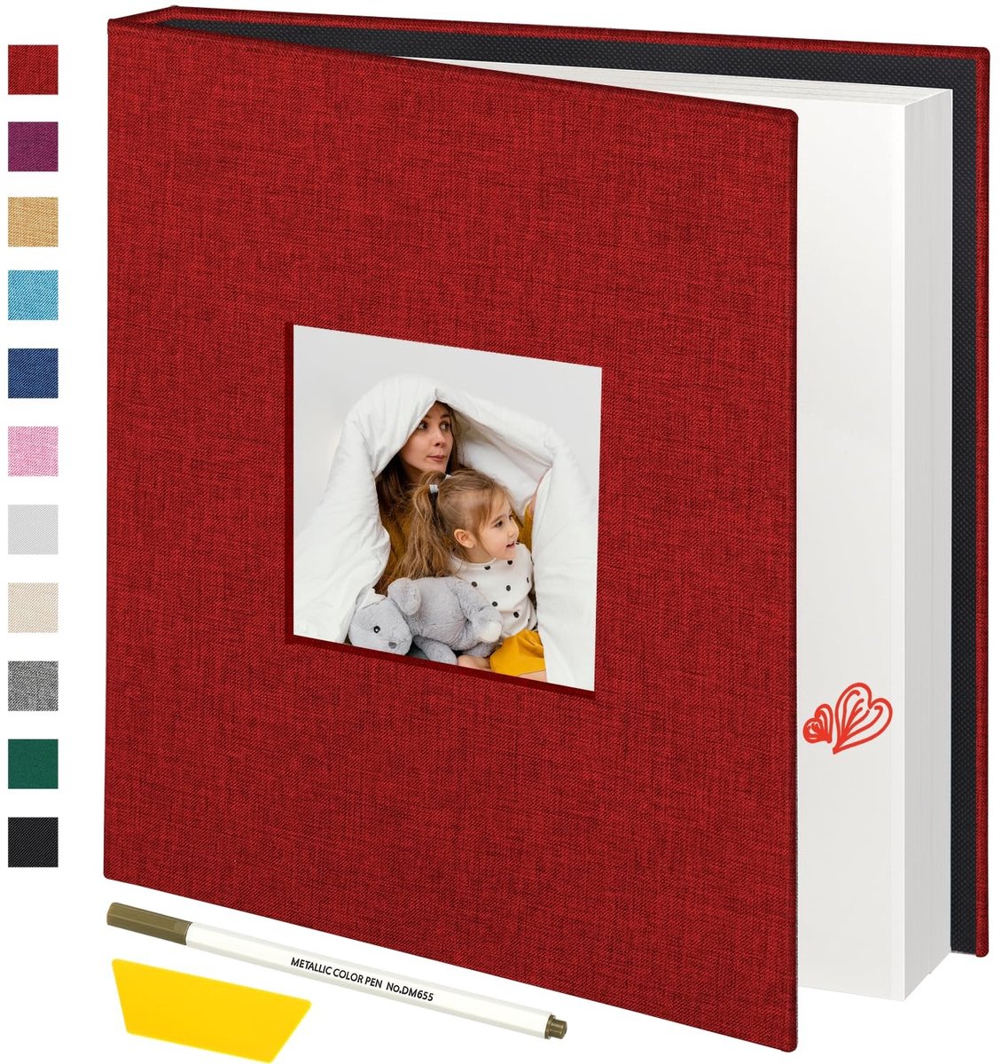 Omgoods - Groot Zelfklevend Fotoalbum met 40 Pagina's