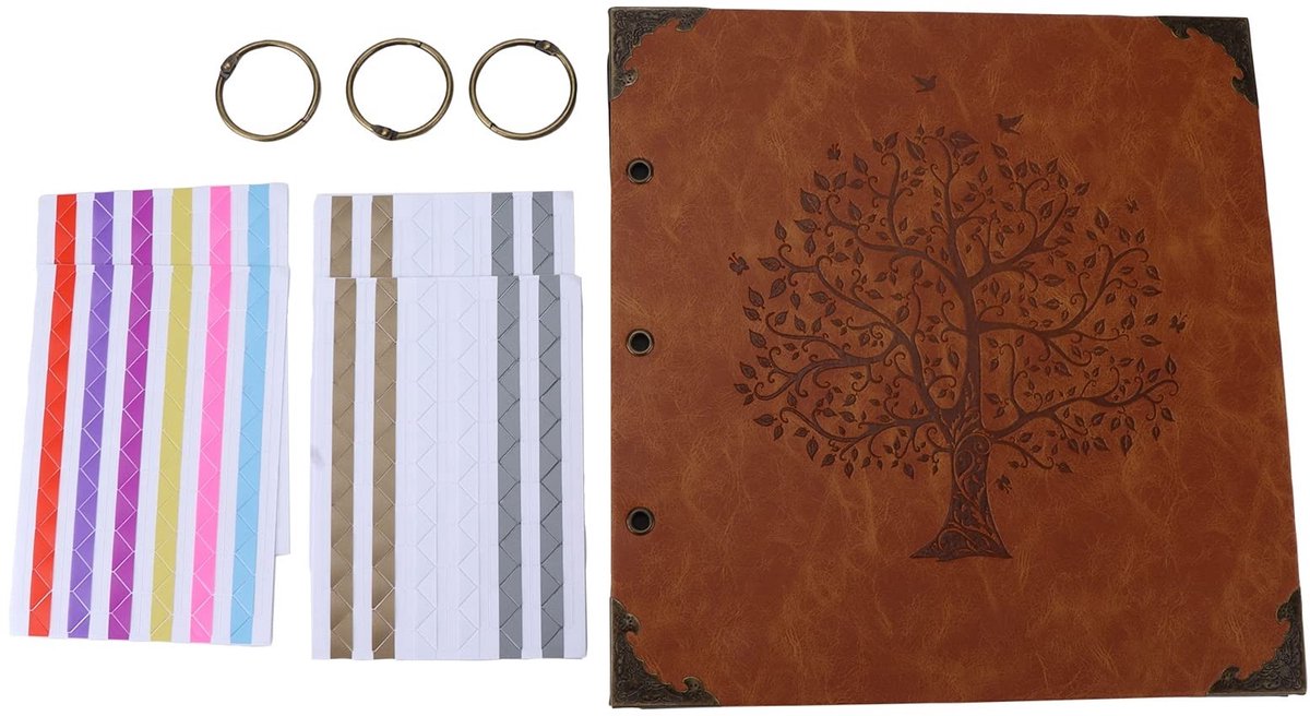 Omgoods - Fotoboek met losse pagina's en retro uitstraling