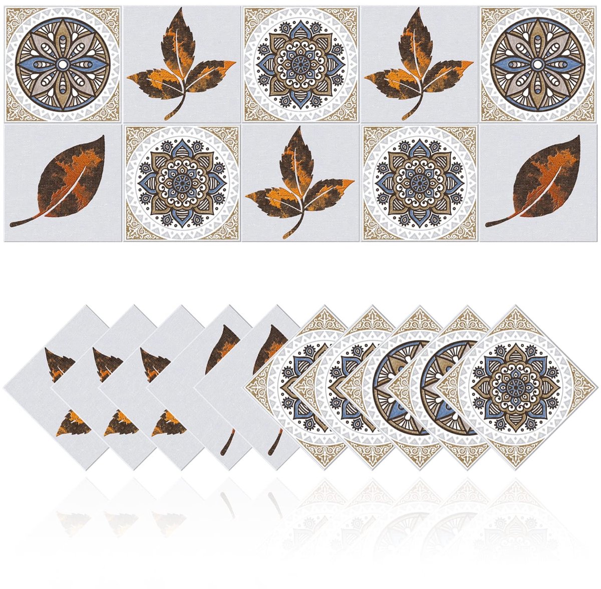 Omgoods - Waterdichte PVC Tegelstickers voor Keuken en Badkamer