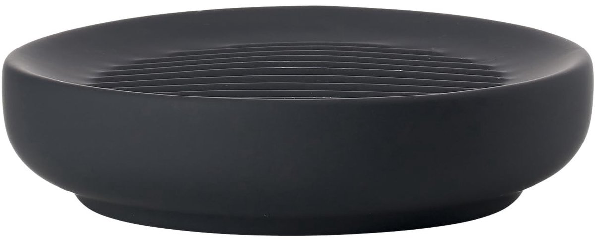Omgoods - Ume Zeepdish van Keramiek Ø 12 cm in Zwart