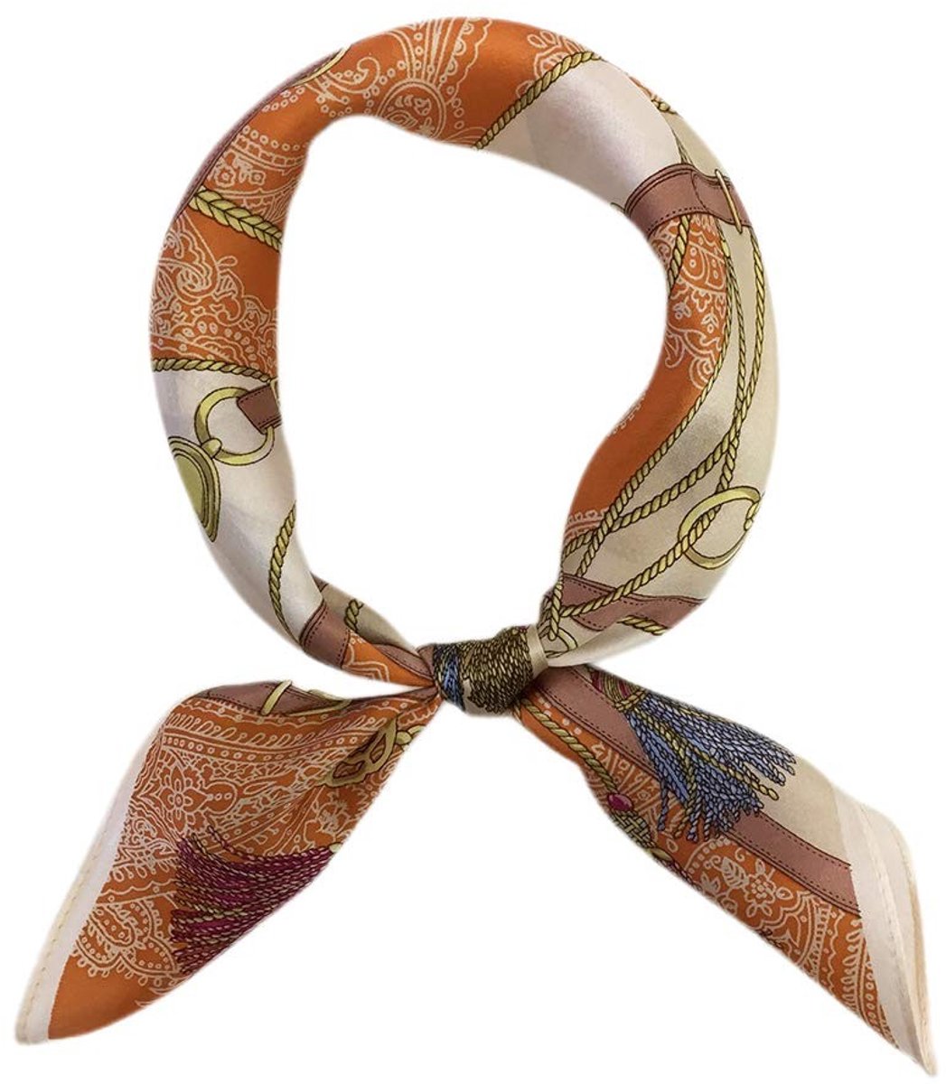 Omgoods - 100% Mulberry Zijde Sjaal voor Vrouwen, Lichtgewicht en Vierkant