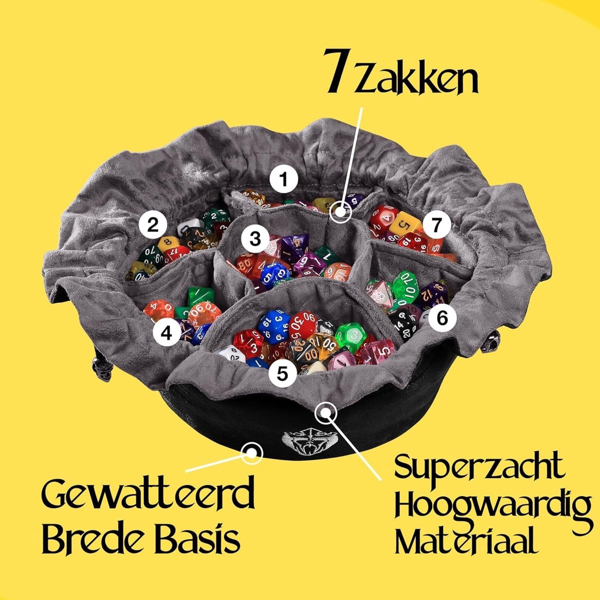 Omgoods - Organizer voor 150+ Dobbelstenen met Vakken