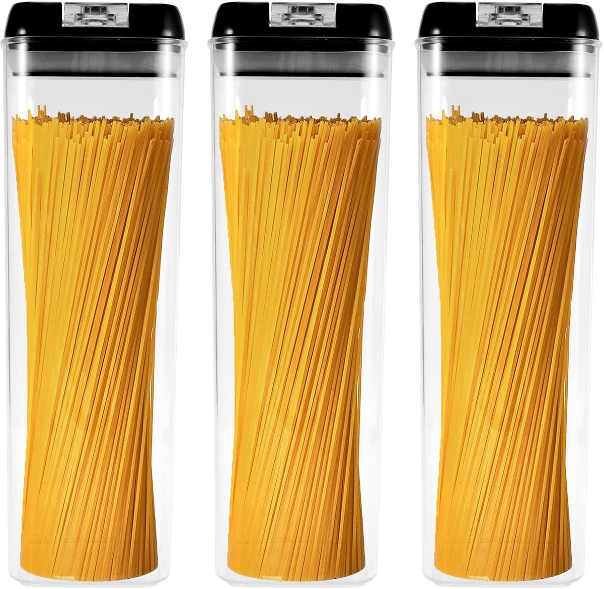 Omgoods - Set van 3 Airtight Voedselopslagcontainers - 1.9L