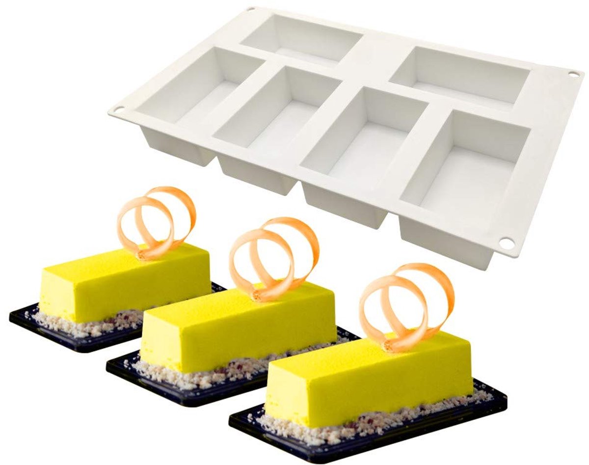 Omgoods - Silicone Mousse Cake Mallen 3D Bakvormen met 6 Gaten