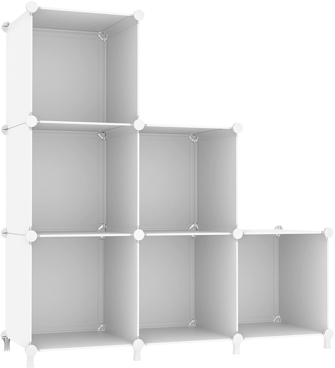 Omgoods- Kubusopbergorganizer 6 kubussen - Opbergkast - Opbergkist - Multifunctioneel - Stevig - 30x30x30 cm