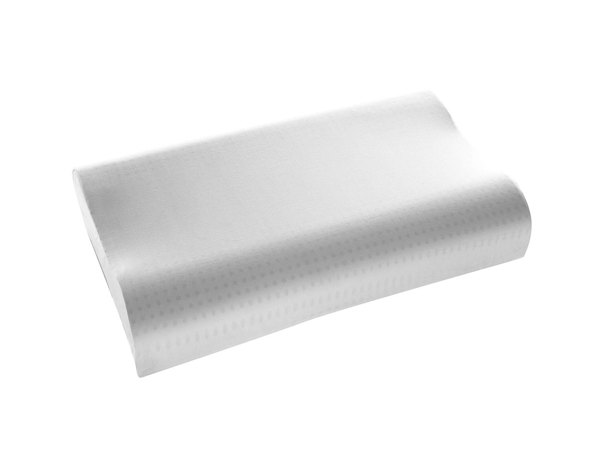 Omgoods - Visco-elastisch Orthopedisch Traagschuim Hoofdkussen - 80x50x10 cm