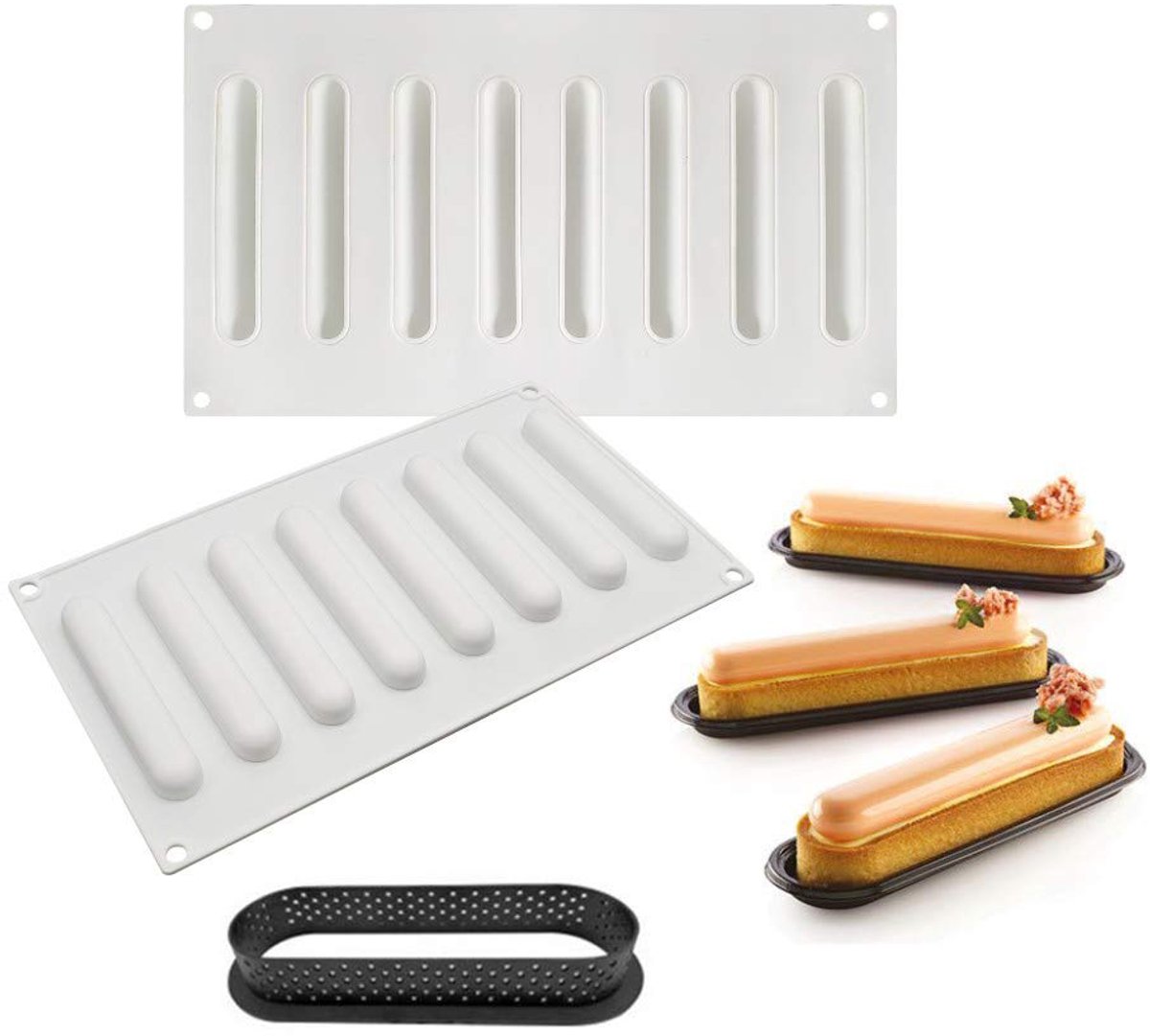 Omgoods - Silicone Mousse Cake Molds - 3D Bakvorm voor Mousse en Chocolade