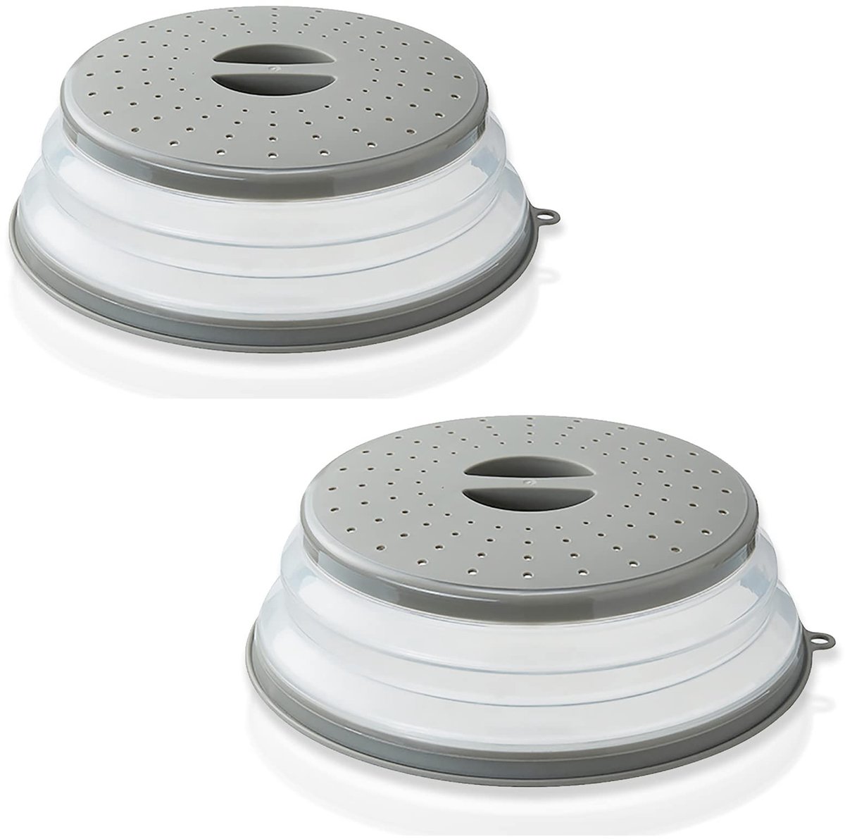 Omgoods - Vouwbare Magnetron Deksel voor Eten, Set van 2