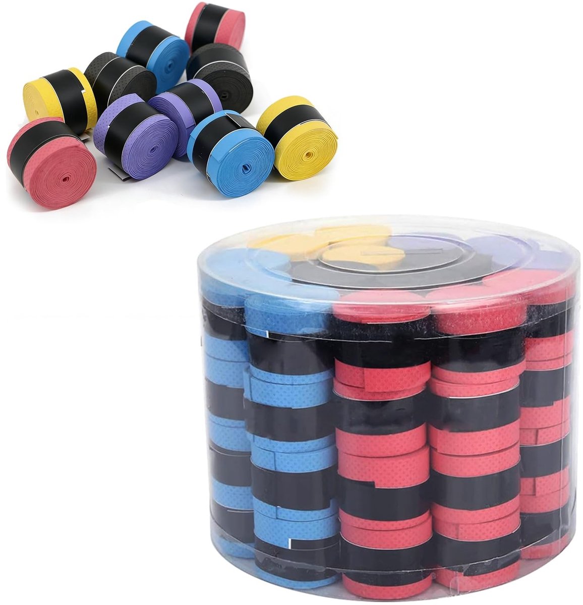 Omgoods - Tennis en Badminton Racket Grip Tape - 60 Stuks Non-slip