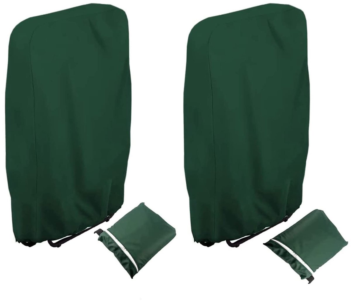 Omgoods - Tuinstoelen Beschermhoes Set van 2 - Wind- en UV-bestendig, Waterdicht