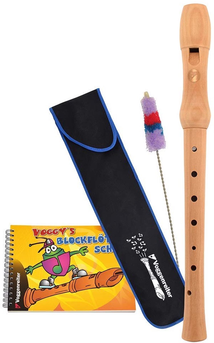 Omgoods - Recorder Set met Ahornfluit en Leerboek