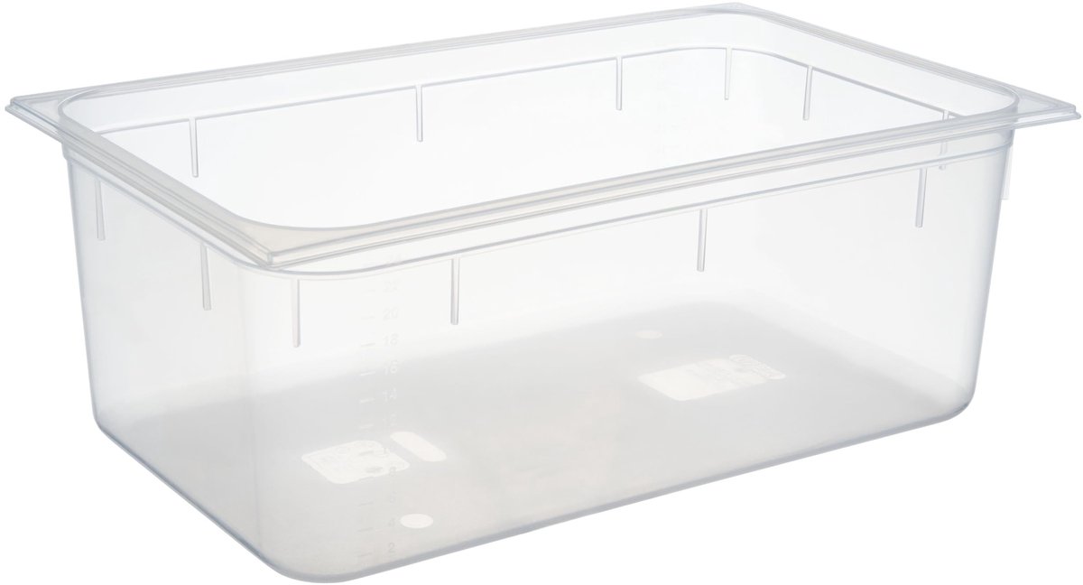 Omgoods - Polypropyleen GN 1/1 Container 26 Liter voor Professionele Keukens