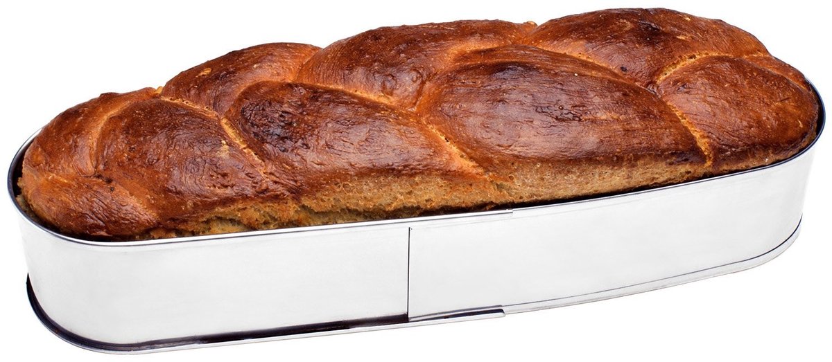 Omgoods - Ovalen Bakring voor Taarten en Brood 11x7 cm