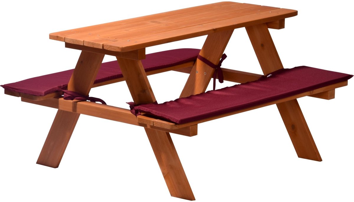 Omgoods - Robuuste Kinderbank met Bijpassende Kussens, 89 x 79 x 50 cm