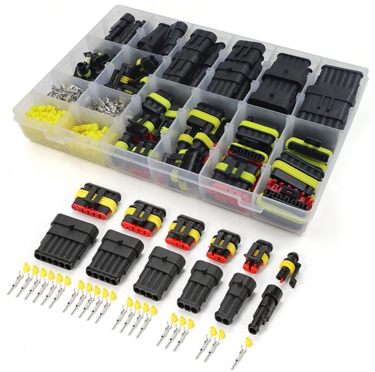 Omgoods - Waterdichte Elektrische Draad Connector Terminals Plug Kit