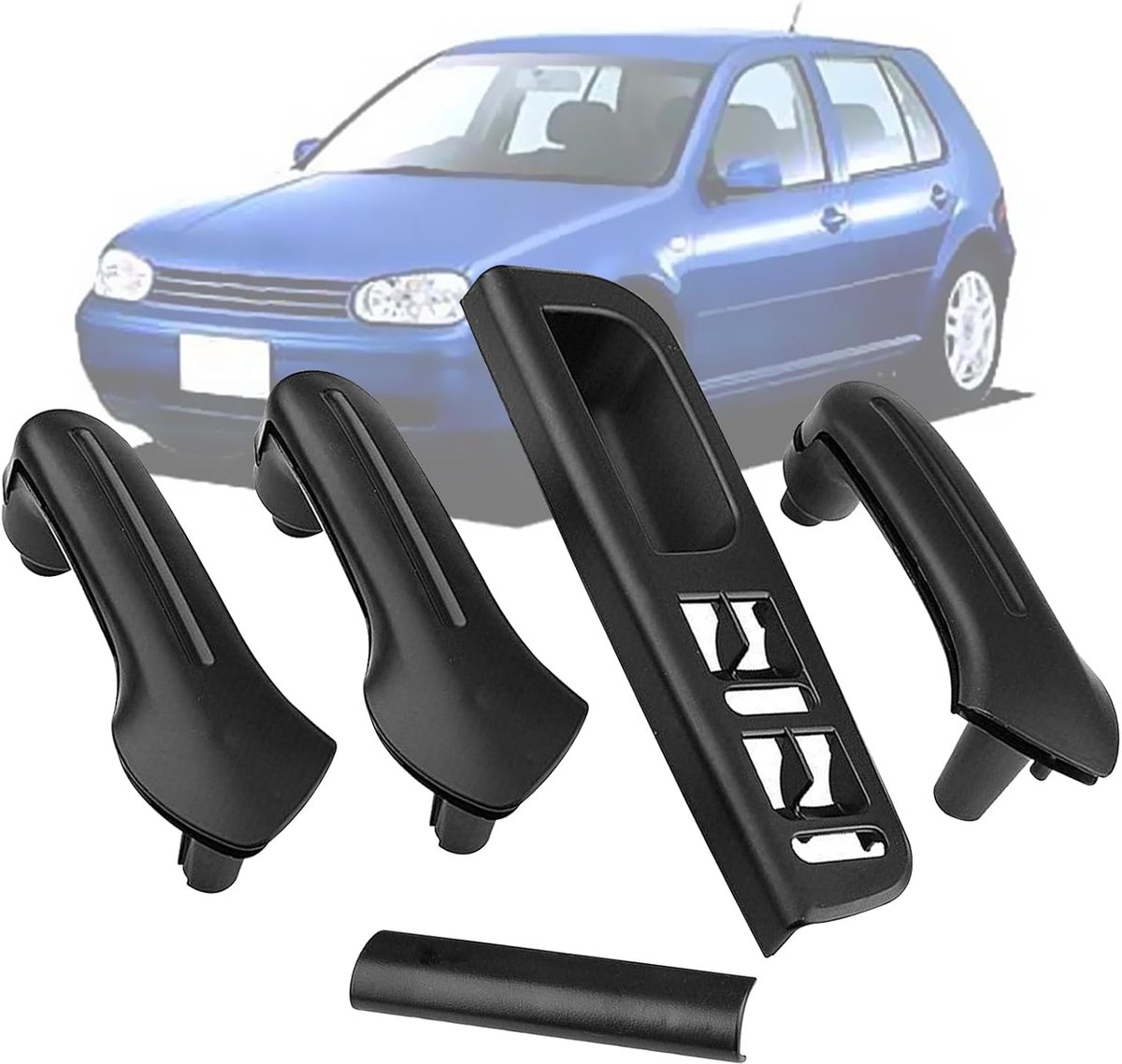 TTCR-II 5 PCS Compatible with door handle VW Bora Variant Golf IV door handle inside right + door handle inside left - ShopVlot