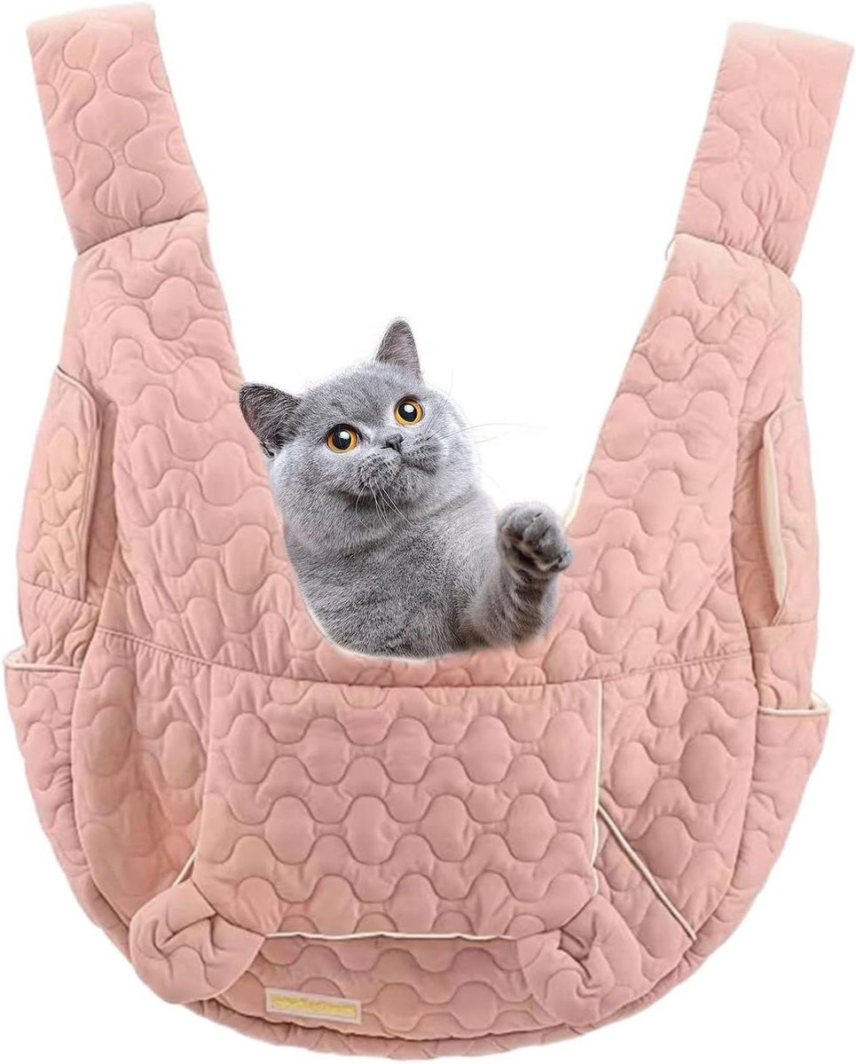 Huisdier Draagtas - Reistas Hond Kat - Outdoor Avonturen - Verbeterde Ventilatie - 322 x 246 x 99 cm - Roze