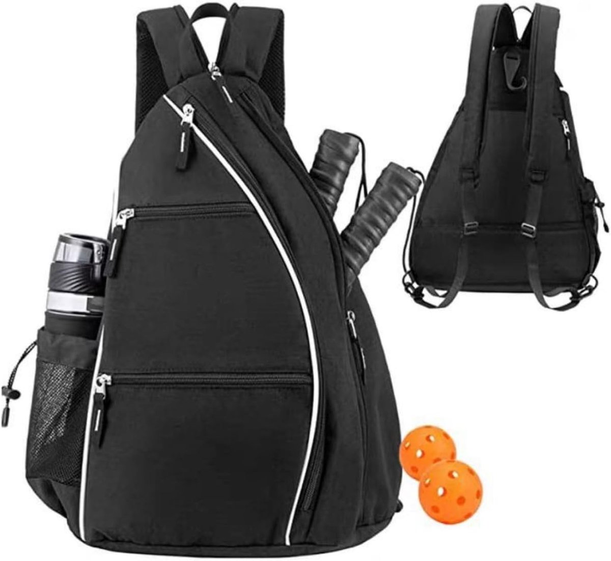 Tennis Racket Bag, Tennis Bag for 2 Rackets, Tennis Paddle Backpack, Badminton Racket Bag, Racket Bag, Handbag for - ShopVlot