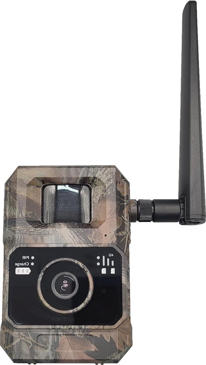 Wildcamera met Zonnepaneel - Wildlife Camera Jachtcamera - Natuur Oצל - Live Streaming Via App - 48 MP - Groen
