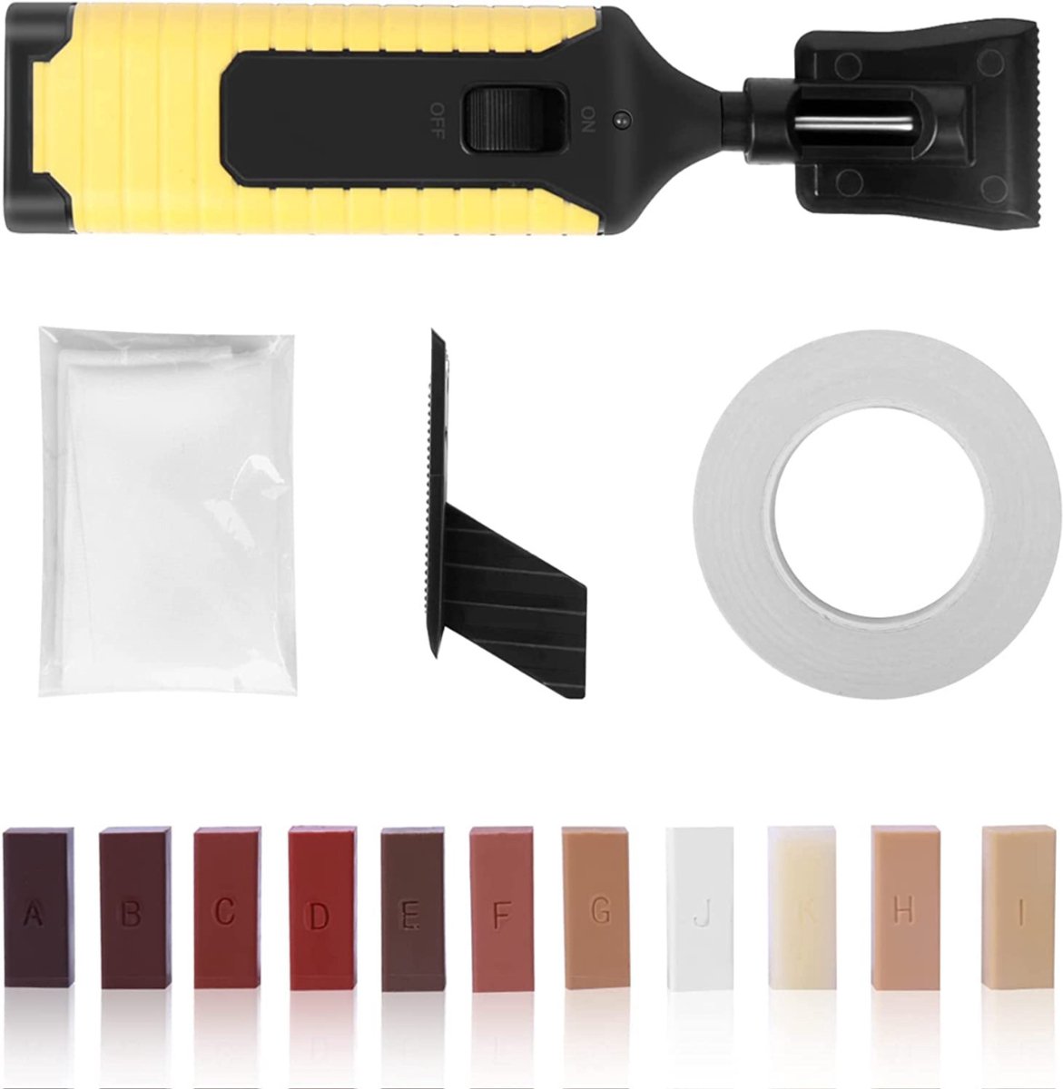 Zavio® Laminaat Reparatieset - Laminaatvuller - Vuller - Stiften Set