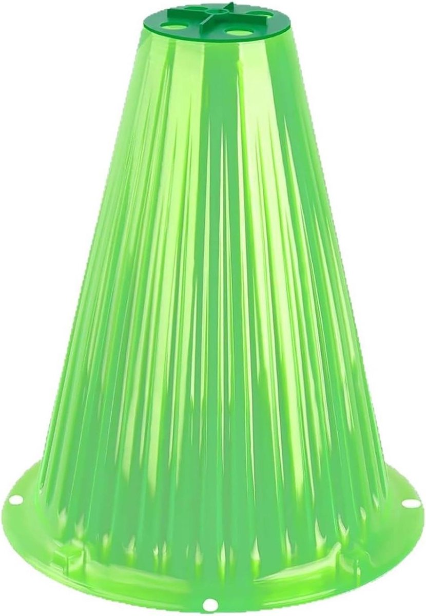 Tuinklokken Beschermhoezen - Plantenhoezen Beschermkappen - Planten Beschermen - Herbruikbaar Plastic Materiaal - 24 cm - Groen