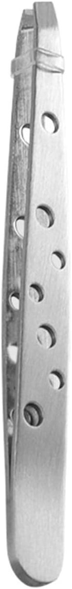 Pincet Set - Wenkbrauwclip Kam - Precisie Ontharen - Roestvrij Staal - 50 Gram - Zilver